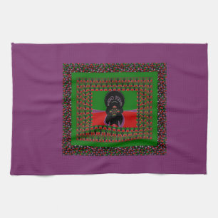 Jambo Kenya Art Print Tea Towel