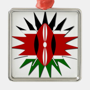 Jambo Kenya Hakuna Matata Metal Tree Decoration