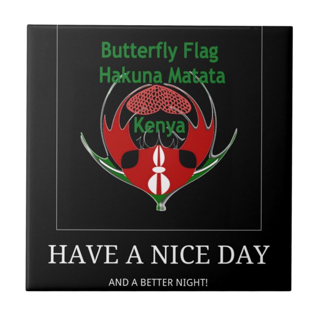 Jambo Kenya Tile (Front)