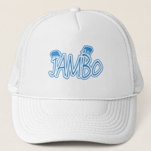 Jambo swahili Hello blue Trucker Hat