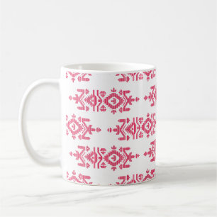 Jamdani Print Folk Pattern Coffee Mug