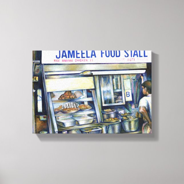 Jameela's Singapore Canvas Print (Front)
