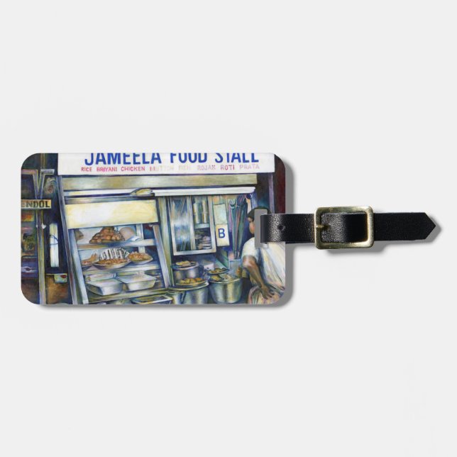 Jameela's Singapore Luggage Tag (Front Horizontal)