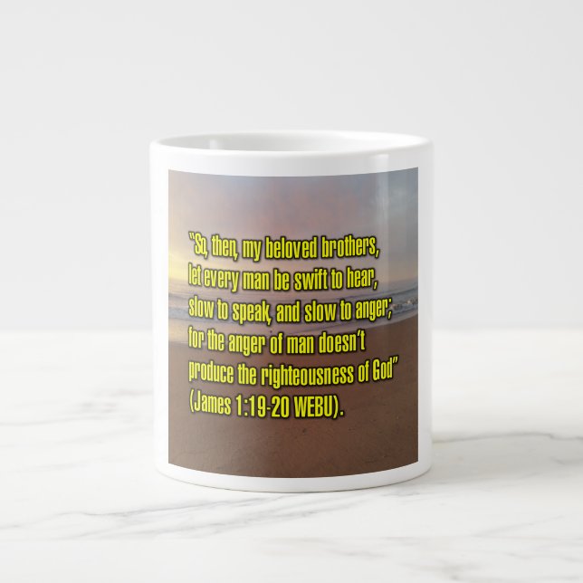 James 1:19–20 WEBU Mug (Front)