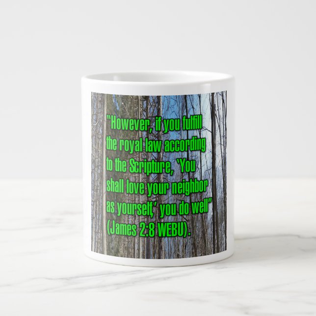 James 2:8 WEBU Mug (Front)