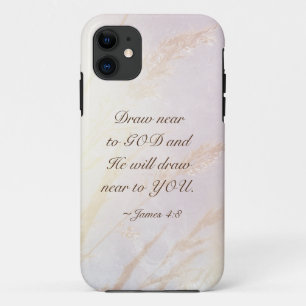 James 4:8 Draw Near to God Bible Verse Case-Mate iPhone Case