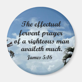 James 5:16 The effectual fervent prayer of Magnet