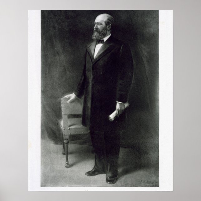 James A. Garfield, 20th President of the United St Poster (Front)