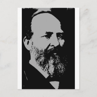 James A. Garfield silhouette Postcard