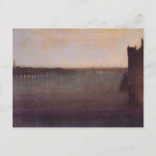 James Abbot McNeill Whistler - Nocturne in grey an Postcard