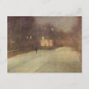 James Abbot McNeill Whistler - Nocturne in grey an Postcard