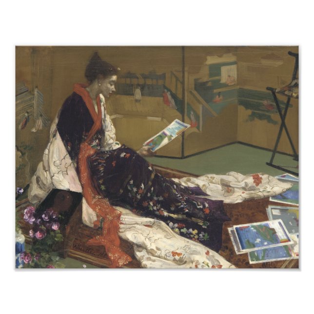 James Abbott McNeill Whistler - Caprice in Purple Photo Print (Front)