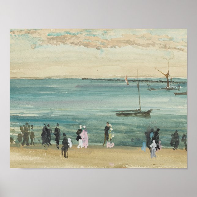 James Abbott McNeill Whistler - Southend Pier Poster (Front)