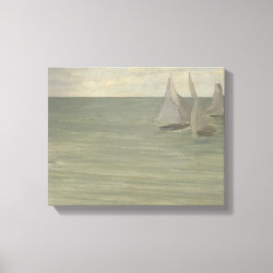 James Abbott McNeill Whistler - Trouville - Grey Canvas Print