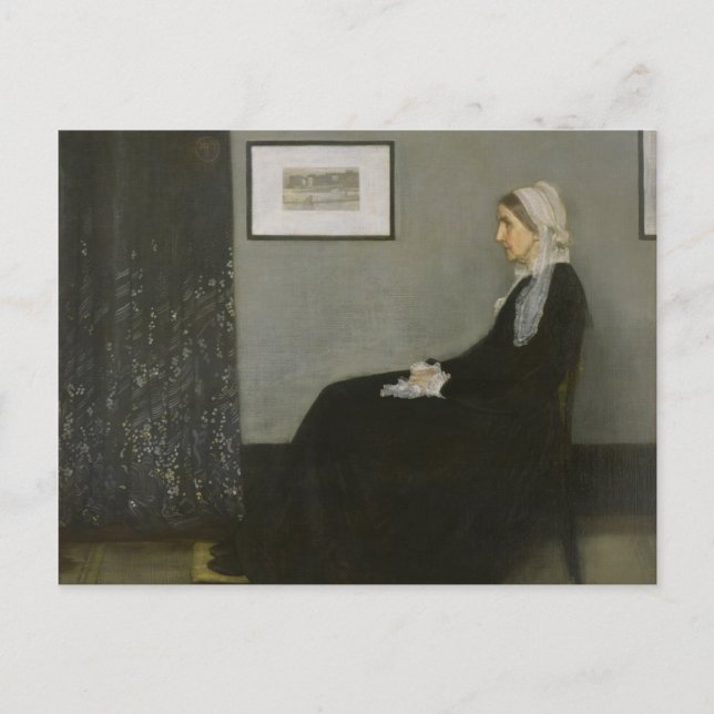 James Abbott Whistler - Whistler's Mother Postcard (Front)