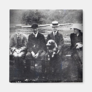 James and Lytton Strachey with Thoby, Adrian Magnet
