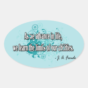 James Anthony Froude Oval Sticker