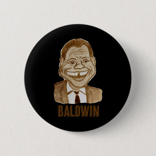 James Baldwin 6 Cm Round Badge