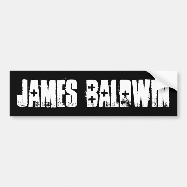JAMES BALDWIN BUMPER STICKER (Front)