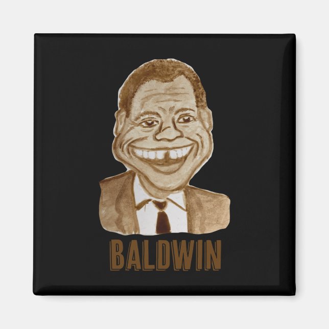 James Baldwin  Magnet (Front)