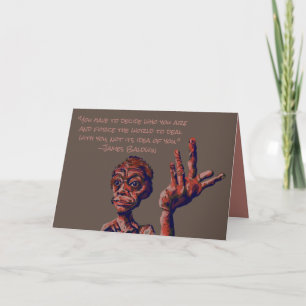 james baldwin quote card