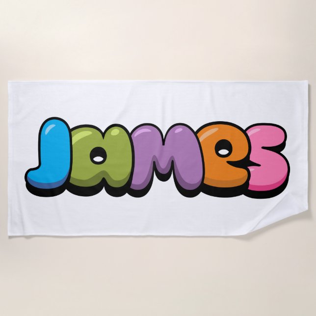 James Beach Towel (Front)