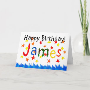 'James' Birthday Card