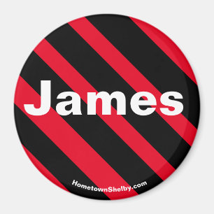James Black/Red magnet