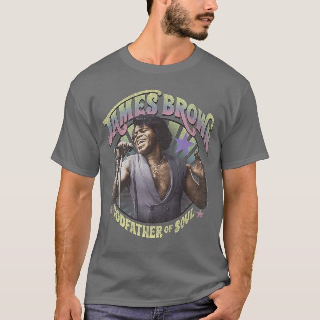 James Brown Godfather of Soul family family T-Shirt (Front)