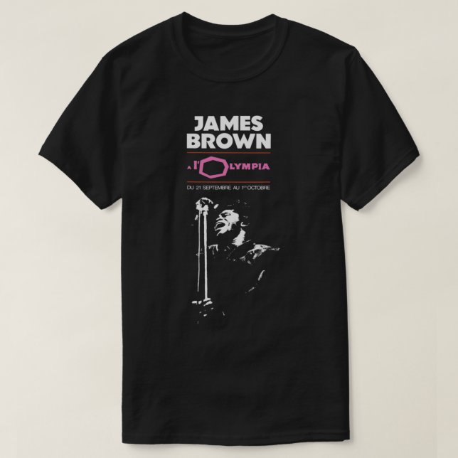 James Brown - Paris Concert - Godfather of Soul Es T-Shirt (Design Front)