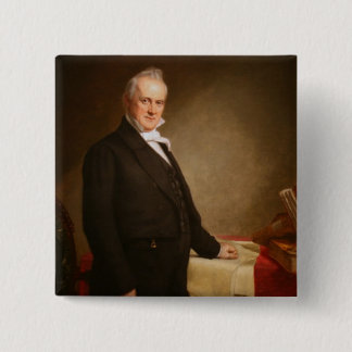 James Buchanan 15 Cm Square Badge