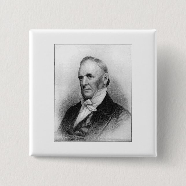 James Buchanan 15 Cm Square Badge (Front)
