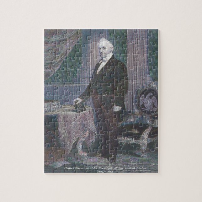 James Buchanan 15th President of America. Jigsaw Puzzle (Vertical)