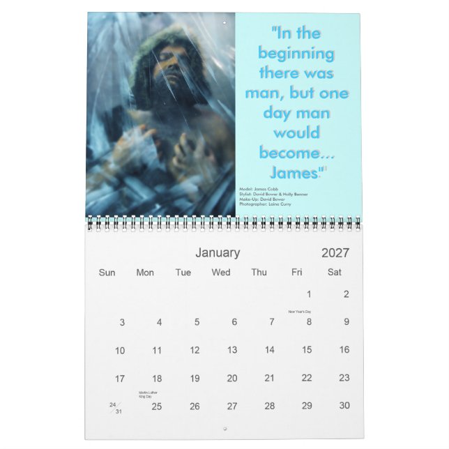 James Calendar (Jan 2027)