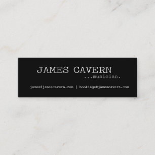 James Cavern Business Card