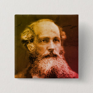 James Clerk Maxwell 15 Cm Square Badge