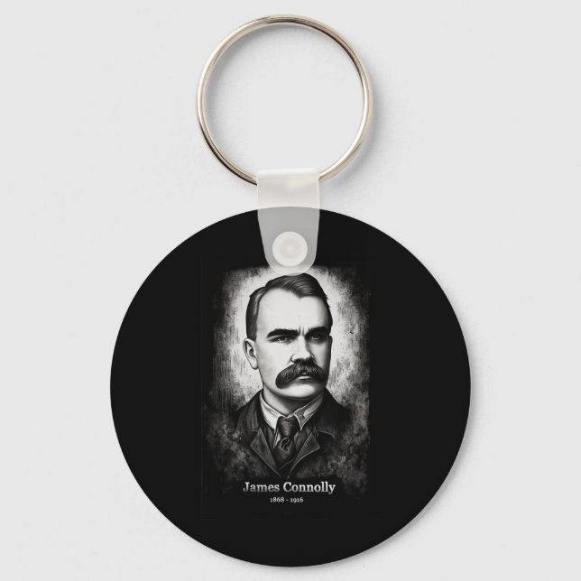 James Connolly - Irish Republican  Key Ring (Front)