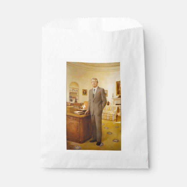 James Earl Carter Painted US President Portrait  Favour Bags (Front)