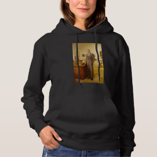 James Earl Carter Painted US President Portrait  Hoodie