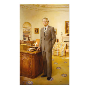 James Earl Carter Painted US President Portrait Photo Print