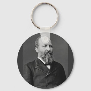 James Garfield 20th President Key Ring