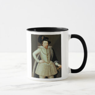 James I, half-length portrait Mug