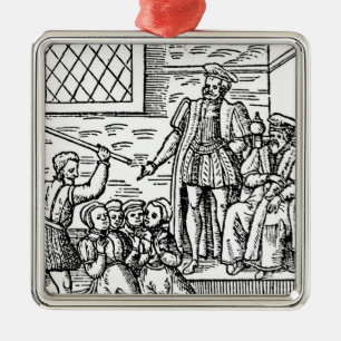 James I  of England and VI of Scotland Metal Tree Decoration