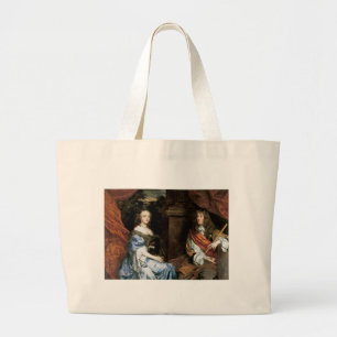 James II and Anne Hyde by Sir Peter Lely Large Tote Bag