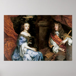 James II and Anne Hyde by Sir Peter Lely Poster