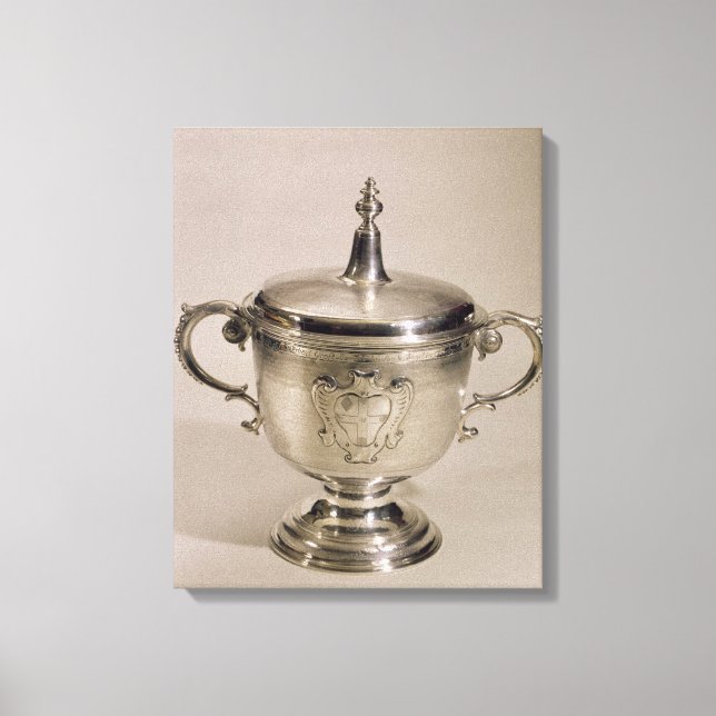 James II Steeple Cup, 1685 Canvas Print (Front)