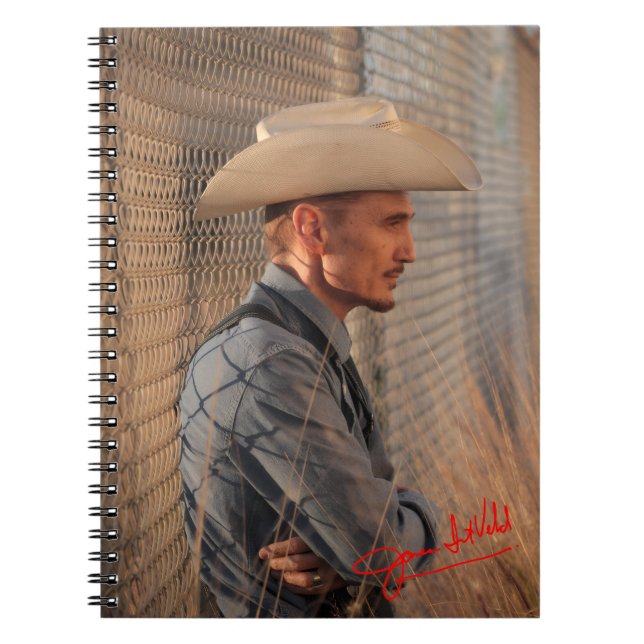 James Intveld Photo with Autograph Notebook (Front)