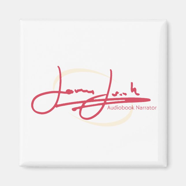 James Joseph Square magnet Red/Gold (Front)