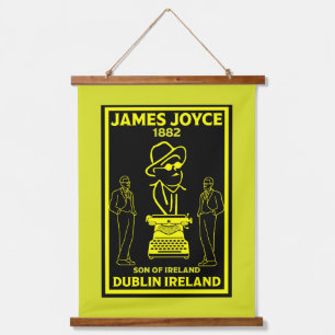 James Joyce Dublin Ireland Hanging Tapestry