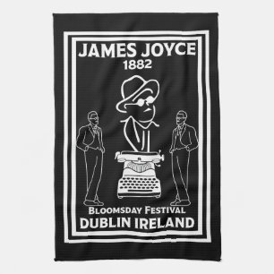 James Joyce Dublin Ireland Tea Towel